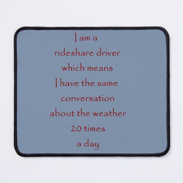Item preview, Life as a Rideshare Driver designed and sold by FiveStarDriver.