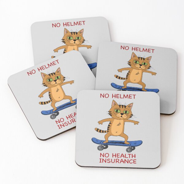Item preview, No Helmet, No Health Insurance designed and sold by PoeTatoes.