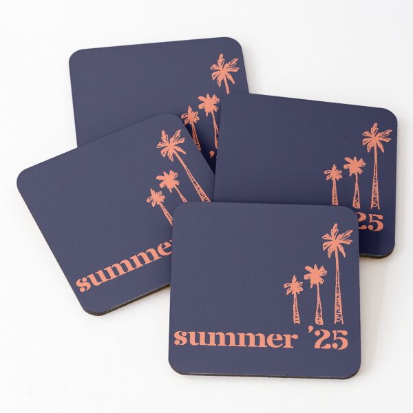 Item preview, Summer ‘25 Navy/Orange Palm Trees Summer Design designed and sold by nikifora.