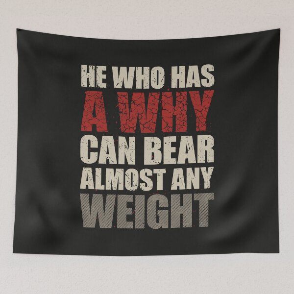 Item preview, Find Your Why – Bold Fitness Motivation Quote designed and sold by SweetLog.