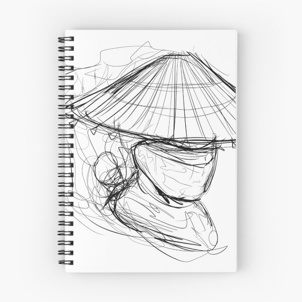 Item preview, sketch ronin sticker designed and sold by Gildedshadow.