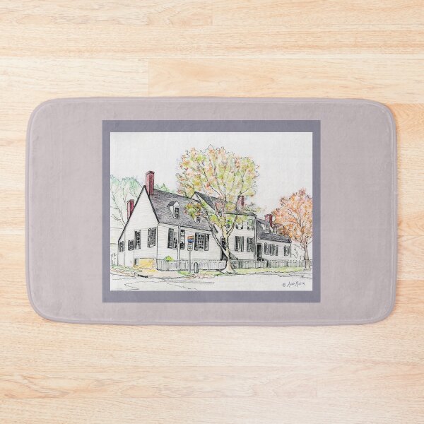 Item preview, Mary Washington House - watercolor and pen designed and sold by Annie Mason Art.