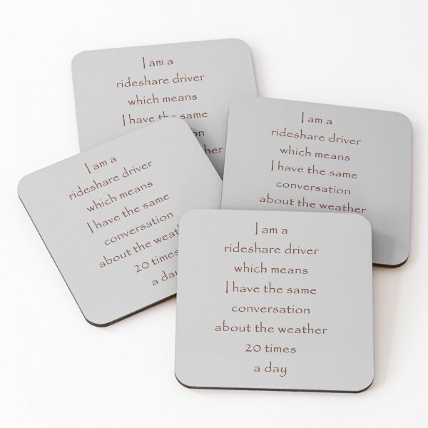 Item preview, Life as a Rideshare Driver designed and sold by FiveStarDriver.