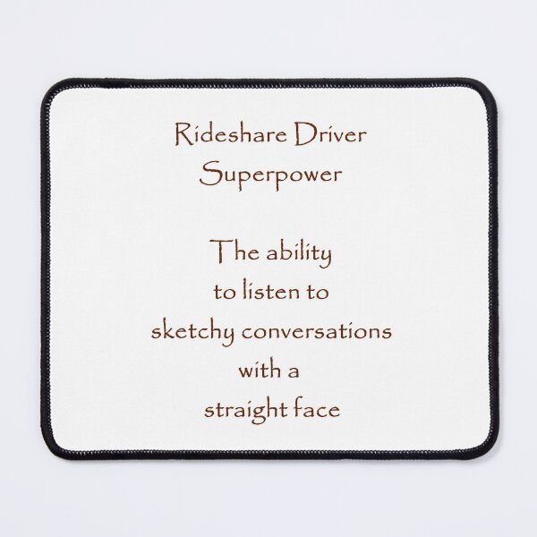 Item preview, Life as a Rideshare Driver designed and sold by FiveStarDriver.