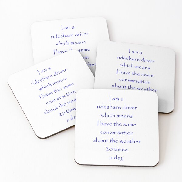 Item preview, Life as a Rideshare Driver designed and sold by FiveStarDriver.