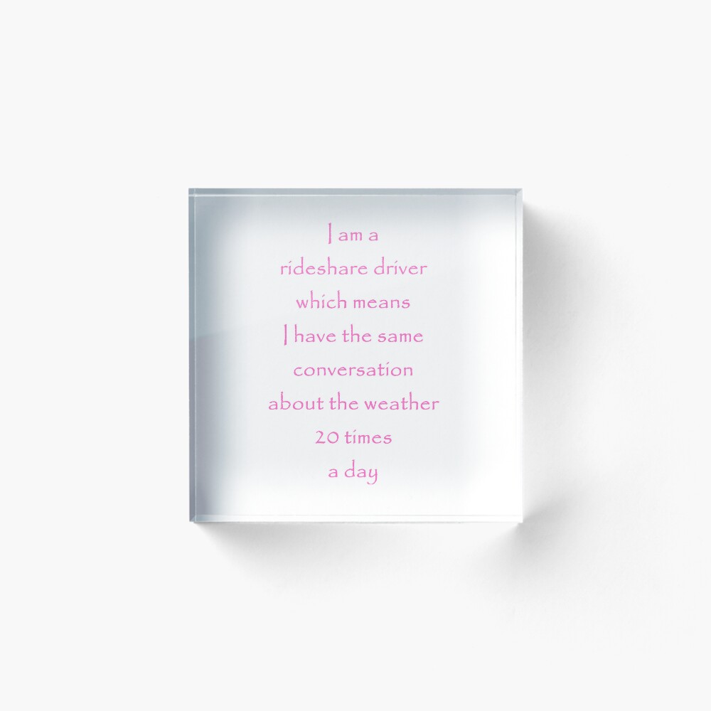 Item preview, Acrylic Block designed and sold by elishakal.