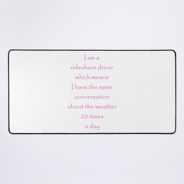 Item preview, Life as a Rideshare Driver designed and sold by FiveStarDriver.