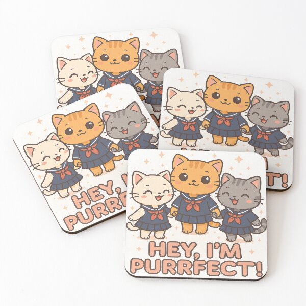 Item preview, NekoClubSenpai – Kawaii Cats in School Uniform designed and sold by Kromgolcamis.