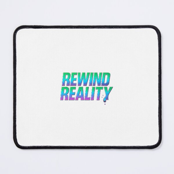 Item preview, Neon Y2K Futuristic Typographic Tee REWIND REALITY designed and sold by Lockeyy.