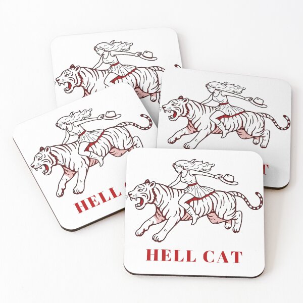 Item preview, Hell Cat Wild Woman Empowerment Art designed and sold by tarzbol.