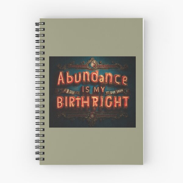 Item preview, Motivation: Abundance Is My Birthright T-Shirt designed and sold by SoundsoftheSun.