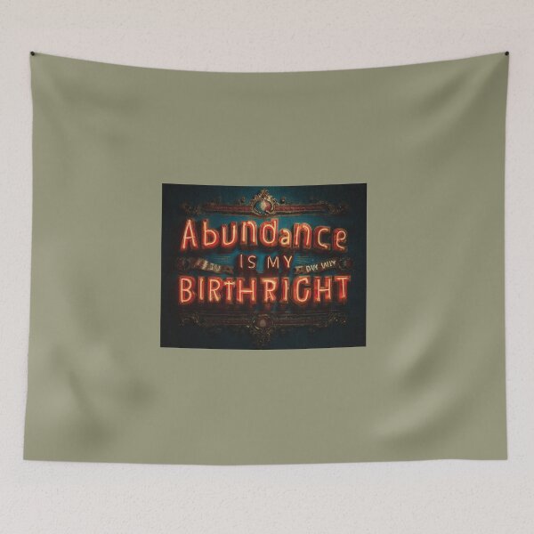 Item preview, Motivation: Abundance Is My Birthright T-Shirt designed and sold by SoundsoftheSun.