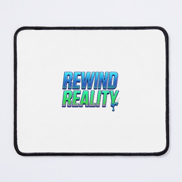 Item preview, Neon Y2K Futuristic Typographic Tee REWIND REALITY designed and sold by Lockeyy.