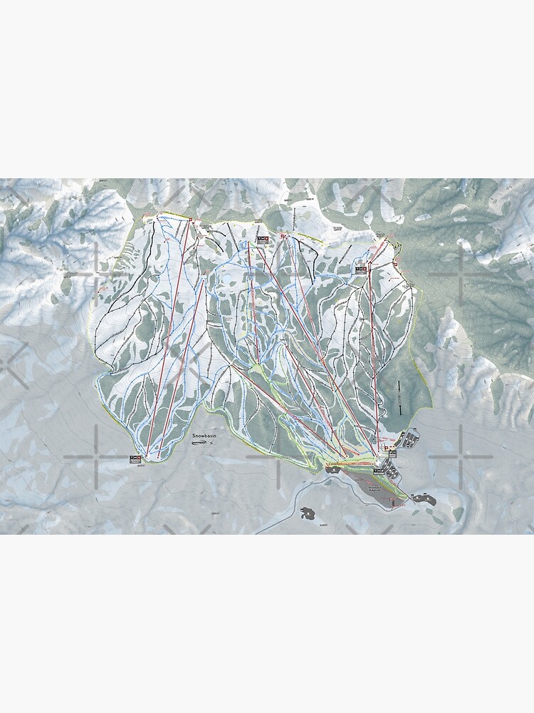 Snowbasin Resort Trail Map