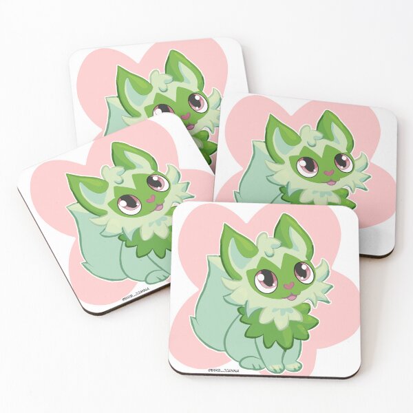 Item preview, Pokémon Gato Verde Sprigatito designed and sold by birbjoanna.
