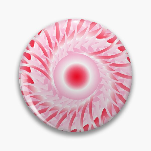 Item preview, Rose Pink Geometric Abstract Spiral Flower 9 designed and sold by Elsy's Art.