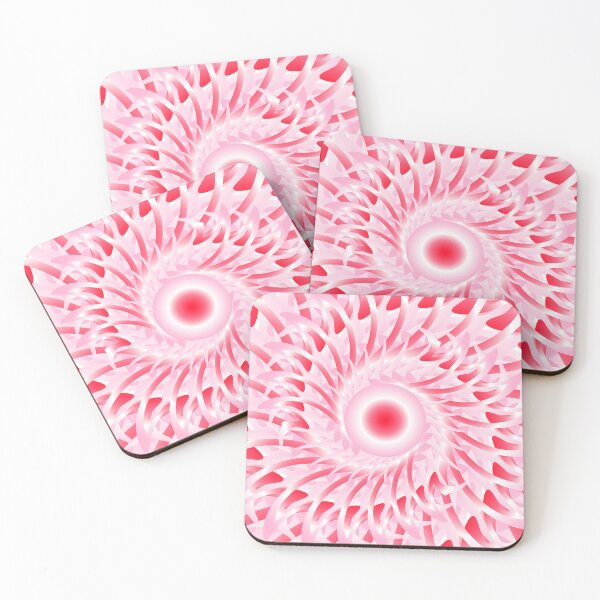 Item preview, Rose Pink Geometric Abstract Spiral Flower 9 designed and sold by Elsy's Art.