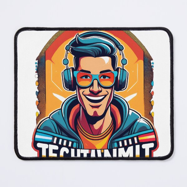 Item preview, Cool Tech Gamer Logo - Trendy Headphone Geek Illustration designed and sold by SPF-Design.