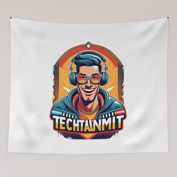 Item preview, Cool Tech Gamer Logo - Trendy Headphone Geek Illustration designed and sold by SPF-Design.