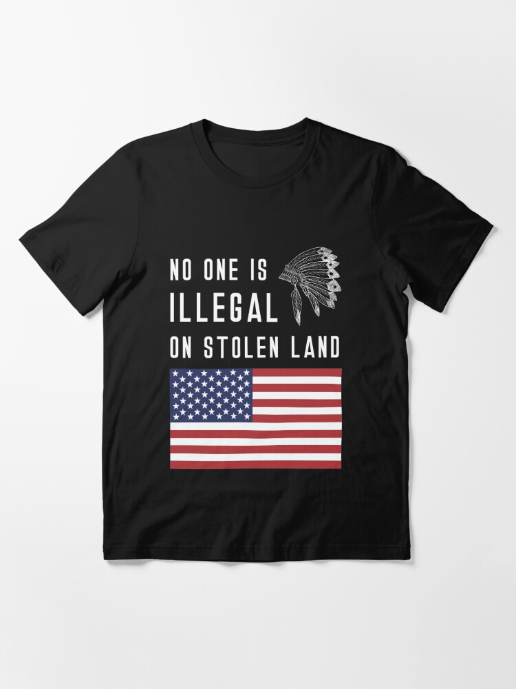 no one is illegal t shirt