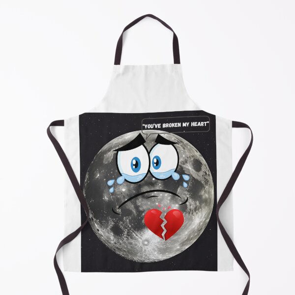 Item preview, You’ve Broken My Heart – Sad Moon in Space designed and sold by sniffpad.