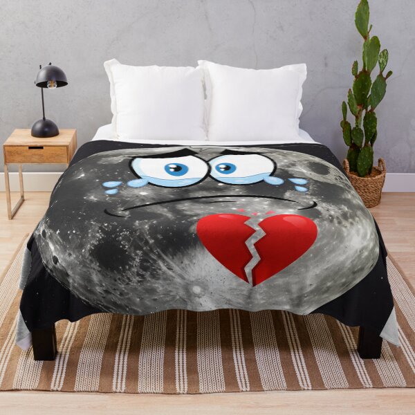 Item preview, You’ve Broken My Heart – Sad Moon in Space designed and sold by sniffpad.