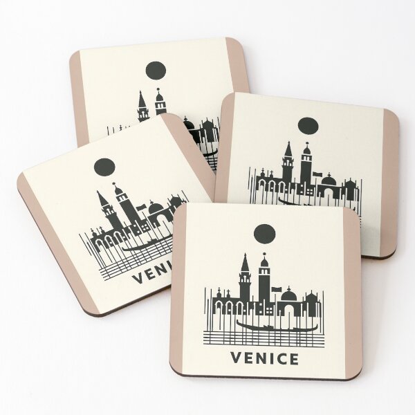 Item preview, Minimal Venice Poster designed and sold by Visual Nomad Club.