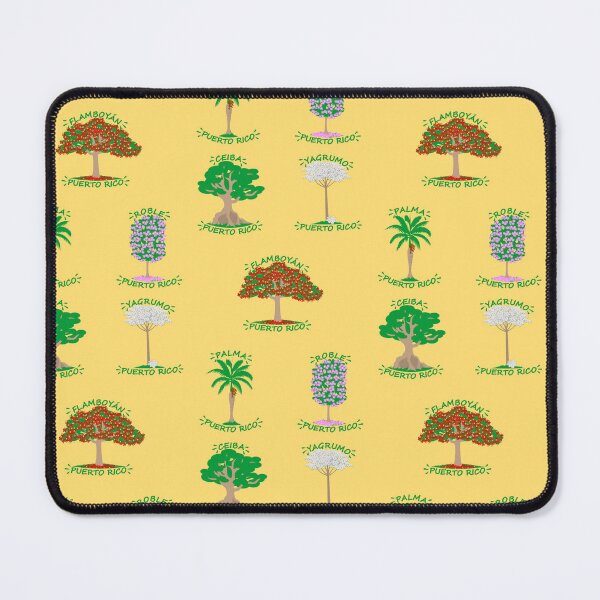 Item preview, Set of 5 Puerto Rico Tropical Trees Flamboyant Ceiba Kapok Trumpet Tree Palm White Oak designed and sold by byDarling.
