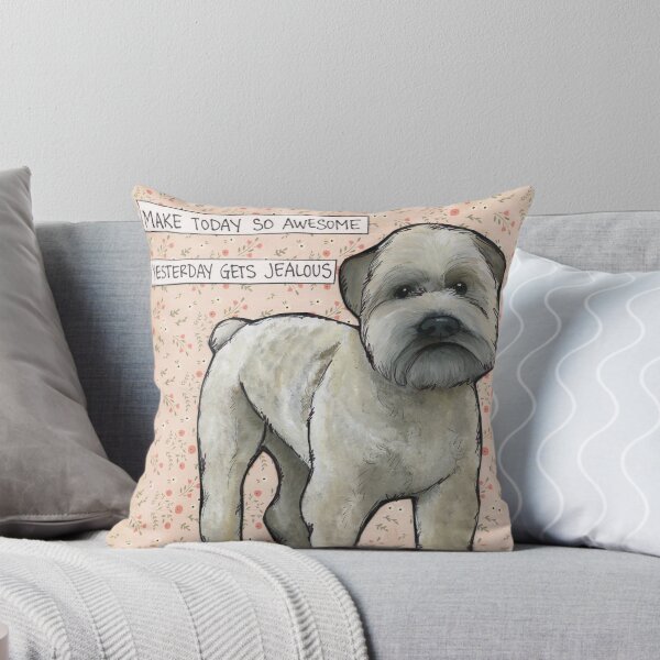 Item preview, Make Today Awesome, Wheaton Terrier dog hand created art designed and sold by jamiemorathart.