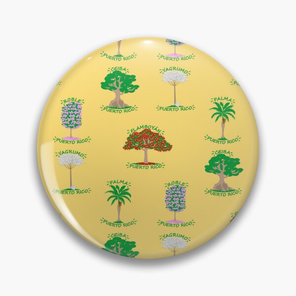 Item preview, Set of 5 Puerto Rico Tropical Trees Flamboyant Ceiba Kapok Trumpet Tree Palm White Oak designed and sold by byDarling.