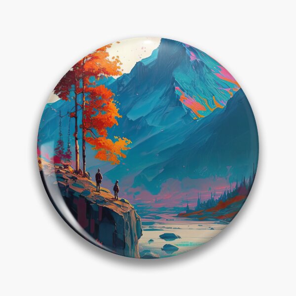 Item preview, Cliffside View and Colorful Valley designed and sold by KyzArt01.