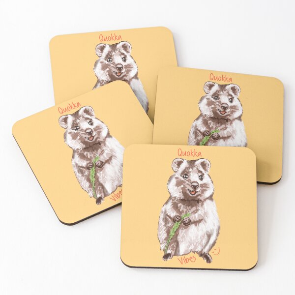 Item preview, Quokka Vibes – Cute & Happy Quokka Illustration designed and sold by Pandositive.