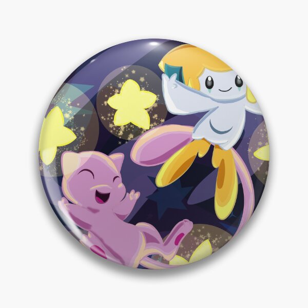 Item preview, Jirachi and Mew Pokemon Galaxy designed and sold by birbjoanna.