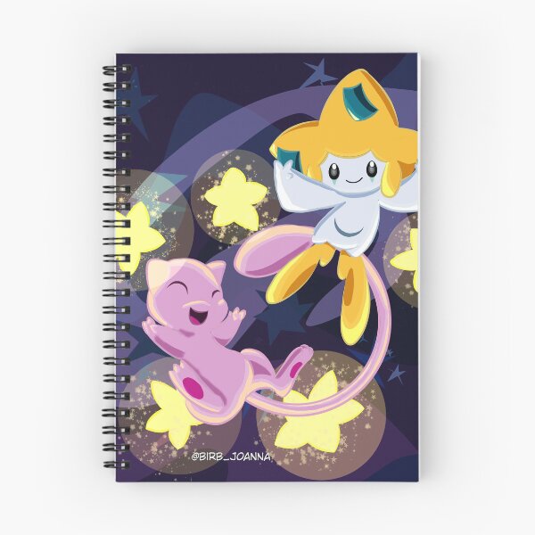 Item preview, Jirachi and Mew Pokemon Galaxy designed and sold by birbjoanna.