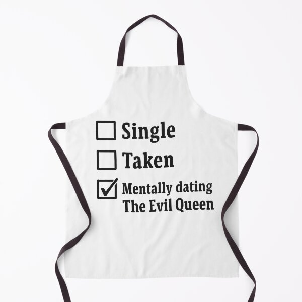 Item preview, Mentally Dating The Evil Queen – Funny Relationship Status Sticker designed and sold by Sandy's Cheeky Studio.