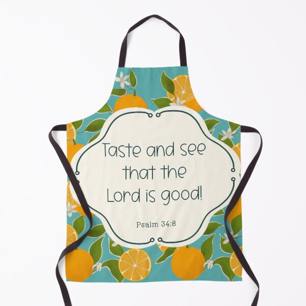 Item preview, Taste and see that the Lord is good! Psalm 34:8 designed and sold by Willow & Grace Designs.