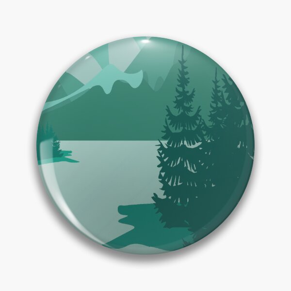 Item preview, Canada - Teal Green Blue Cold Landscape designed and sold by Navigation Art & Design.