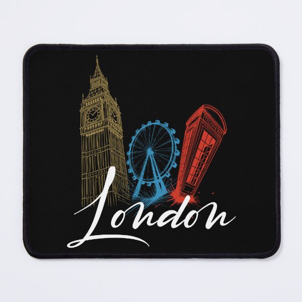 Item preview, Vibrant London Pop Art Landmarks designed and sold by AtuqStudio.