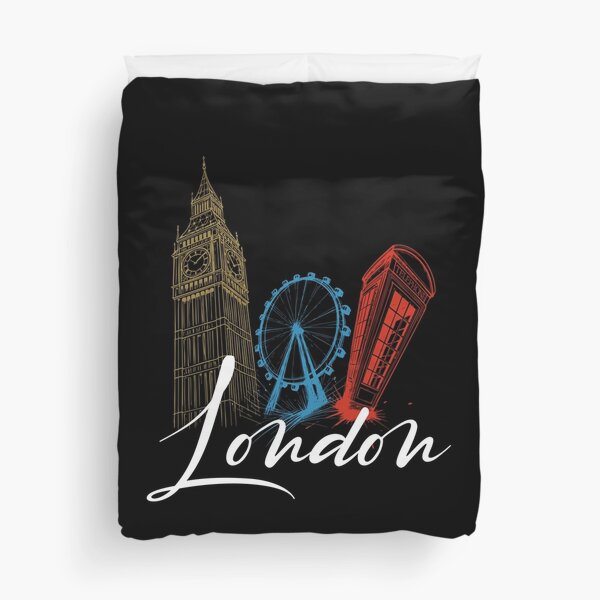 Item preview, Vibrant London Pop Art Landmarks designed and sold by AtuqStudio.