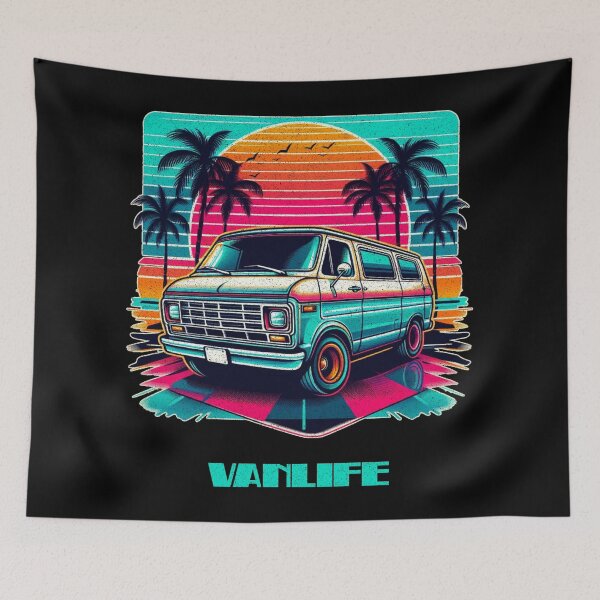 Item preview, Retro vanlife designed and sold by VANLIFE..