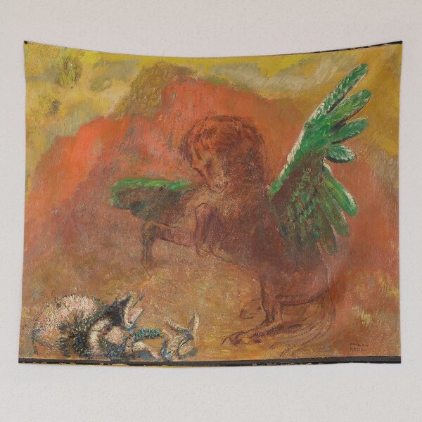 Item preview, HD Pegasus and the hydra, by Odilon Redon (1900 aprox) High Definition designed and sold by MINDTHECHERRY.