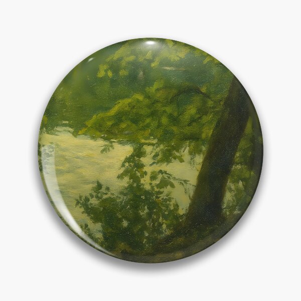 Artikelvorschau, Impressionistischer Waldweg am Wasser entworfen und verkauft von Timeless Inklings.