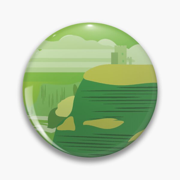 Item preview, Ireland - Yellow Green Cliffs Moher designed and sold by Navigation Art & Design.