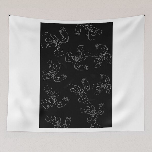 Item preview, linear drwaing faces designed and sold by thissmarwa.