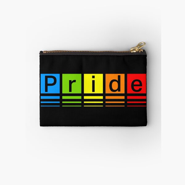 Item preview,  "Pride" Rainbow Color Block and Stripes Graphic designed and sold by SteadyRolling.