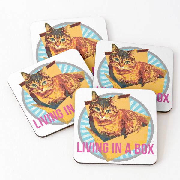 Item preview, cat - living in a box22 designed and sold by Periartwork.