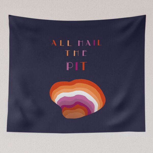 Item preview, All Hail The Pit Lesbian Pride designed and sold by HiNayPod.