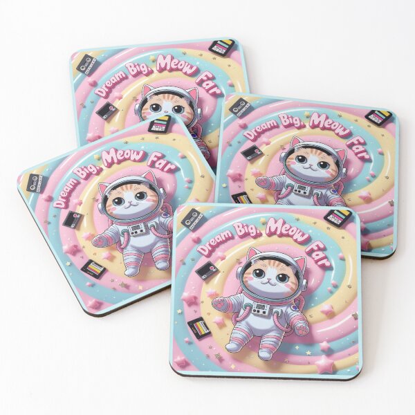 Item preview, Catventure - Retro Gaming in Space - Dream Big, Meow Far designed and sold by Nature's Palette.