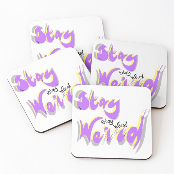 Item preview, Stay Weird – Colorful Funky Quote Design designed and sold by Kaytee-arttt.