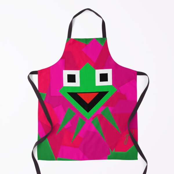Item preview, Geometric Kermit (version 3/3 - pink background) designed and sold by Jessiwins19.